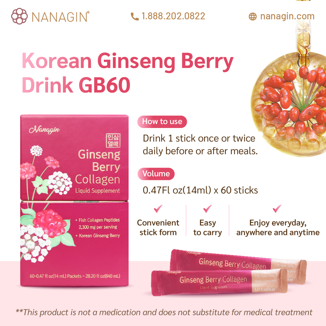 Korean Ginseng Berry Collagen Drink